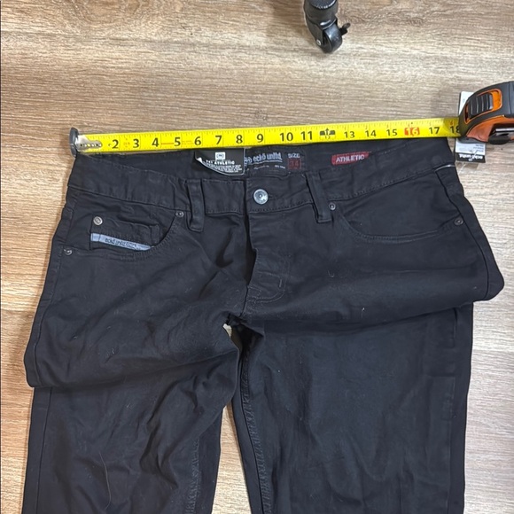 Ecko Unlimited Black Straight Jeans Classic Style - Picture 2 of 6